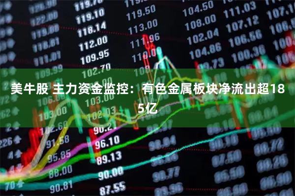 美牛股 主力资金监控：有色金属板块净流出超185亿